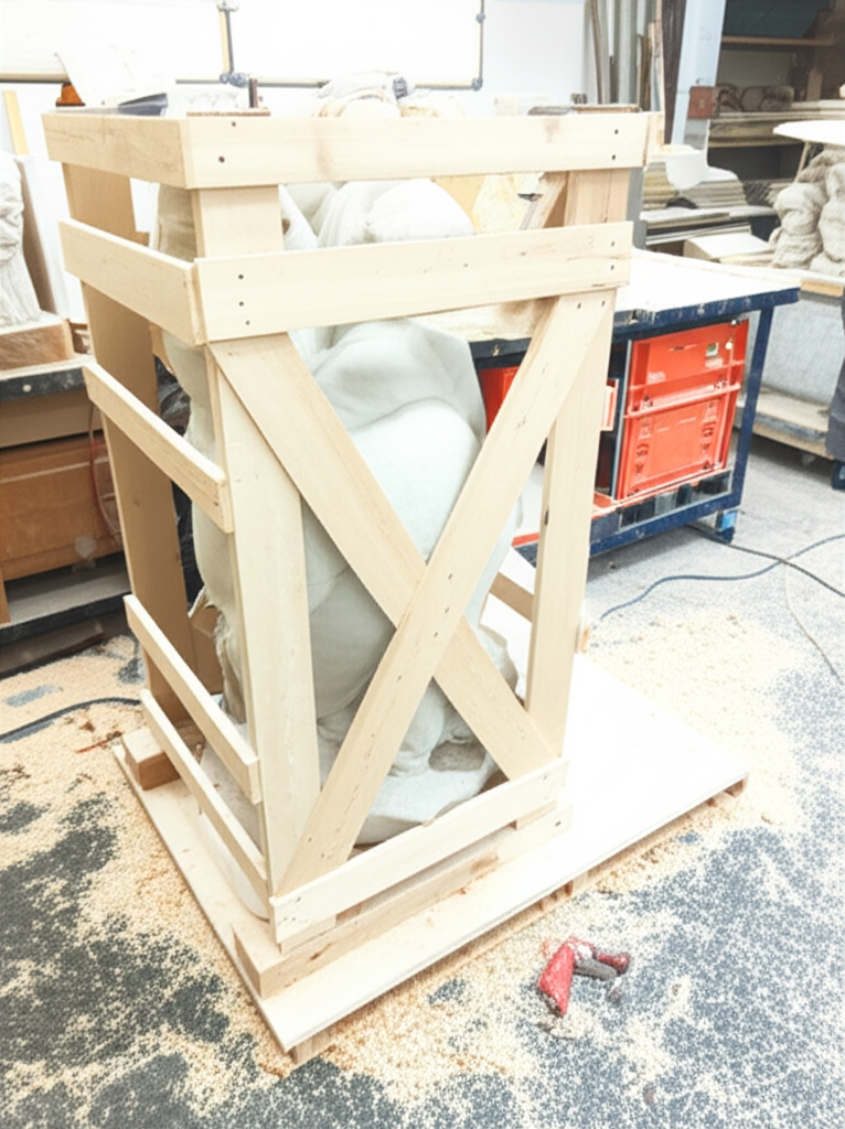 Wooden Crate Packing